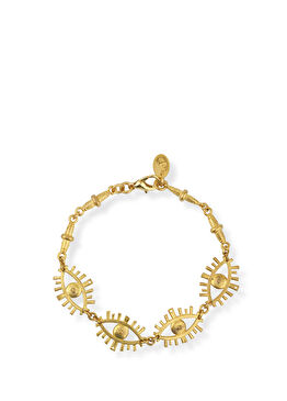 Golden Gaze Kadın Altın Kaplama Bileklik